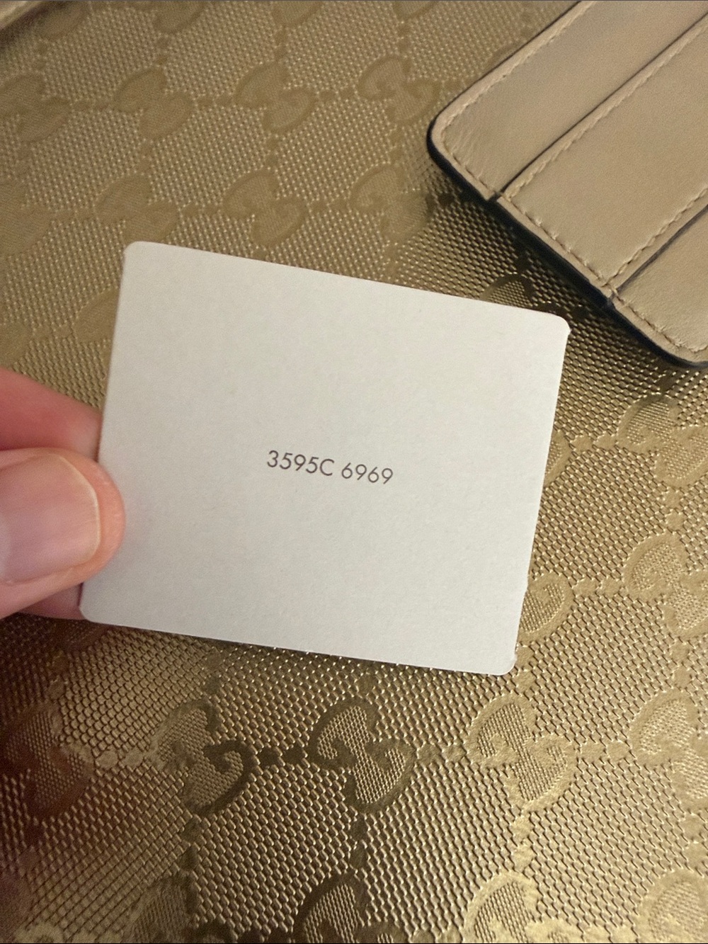 Gucci Metallic Taupe GG Monogram iPad Sleeve - Picture 8 of 8